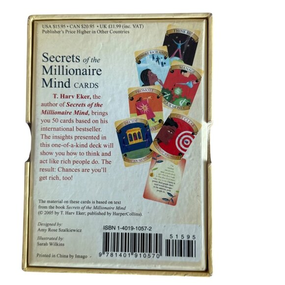 Secrets of the Millionaire Mind Cards 45/50 T. Harv Eker Craft Lot MISSING 5 - Picture 3 of 6
